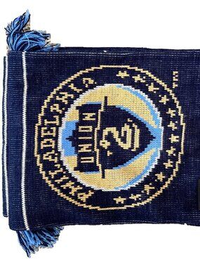 Philadelphia Union Knit Scarf MLS Soccer Navy Blue